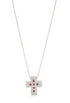 collar Belle Epoque en oro blanco de 18kt con diamantes